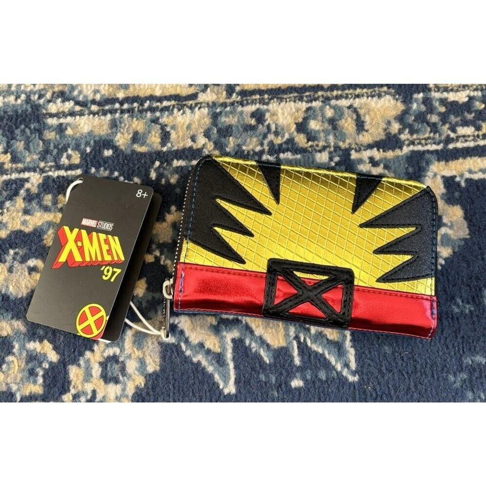 Loungefly Marvel wallet Studios Metallic Shine X-Men 97 Wolverine Zip Around